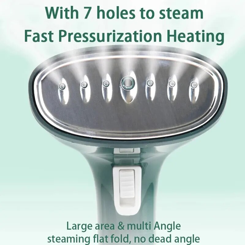 Garment Steamers 280ml Handheld Fabric Steamer 7 Holes 20 Seconds Fast-Heat 1500W