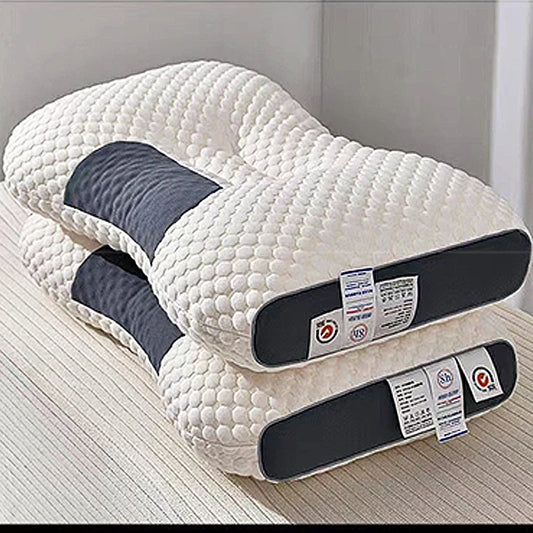 Orthopedic Reverse Traction Pillow Protects Cervical Vertebra and Helps Sleep Single Neck Pillow Can Be Machine Washable 48X74cm