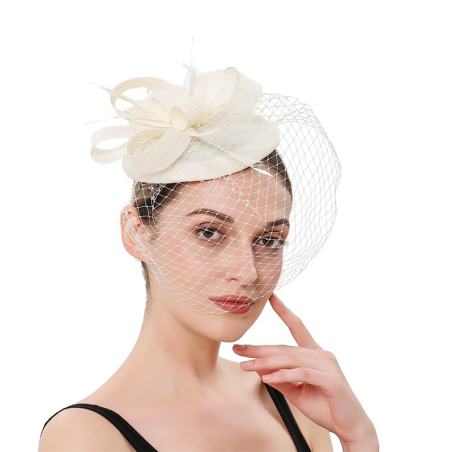 Hot Fancy Fascinators Pillbox Hats for Womens Headdress Cocktail Tea Party Kentucky Derby