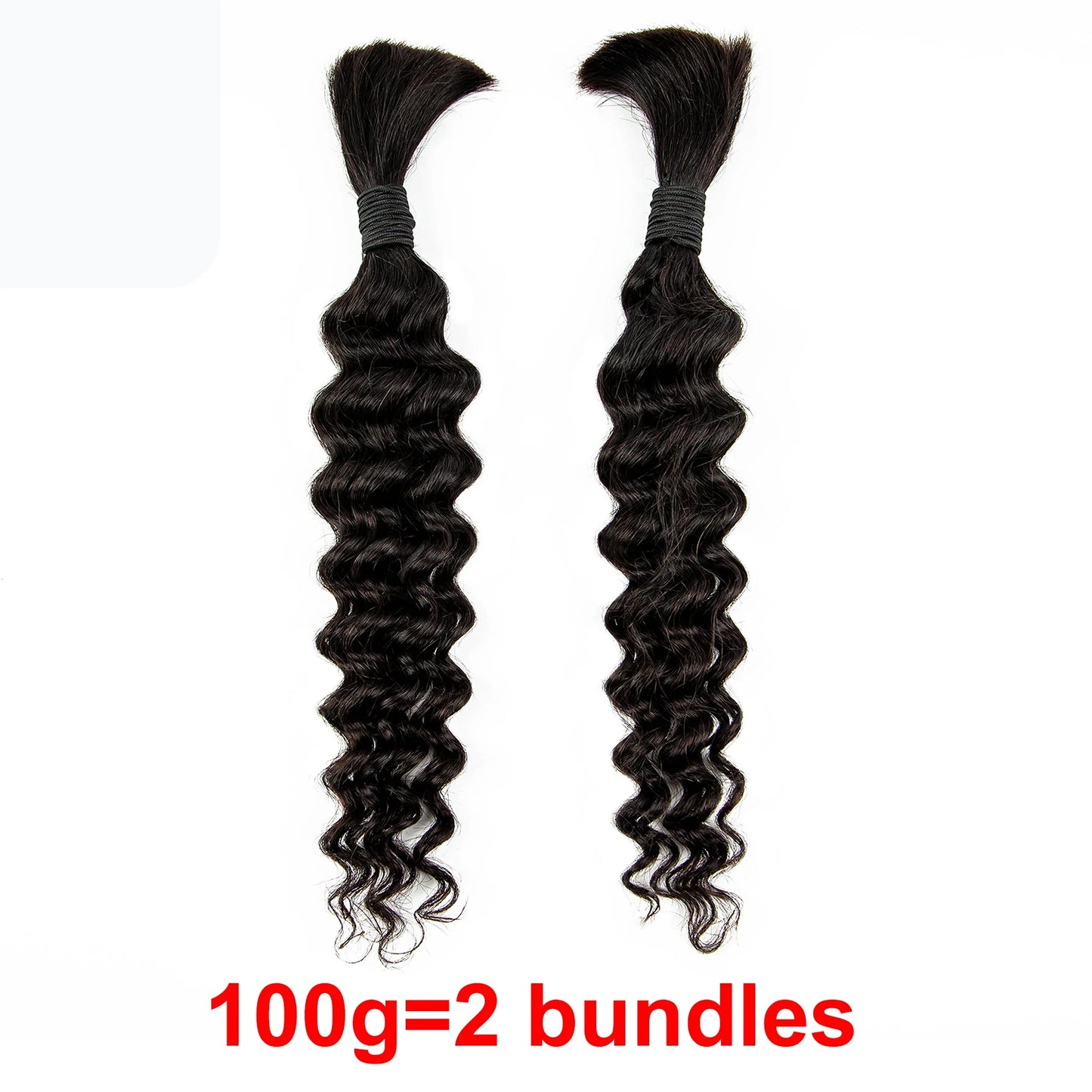 Water Wave Human Hair Bulk for Braiding