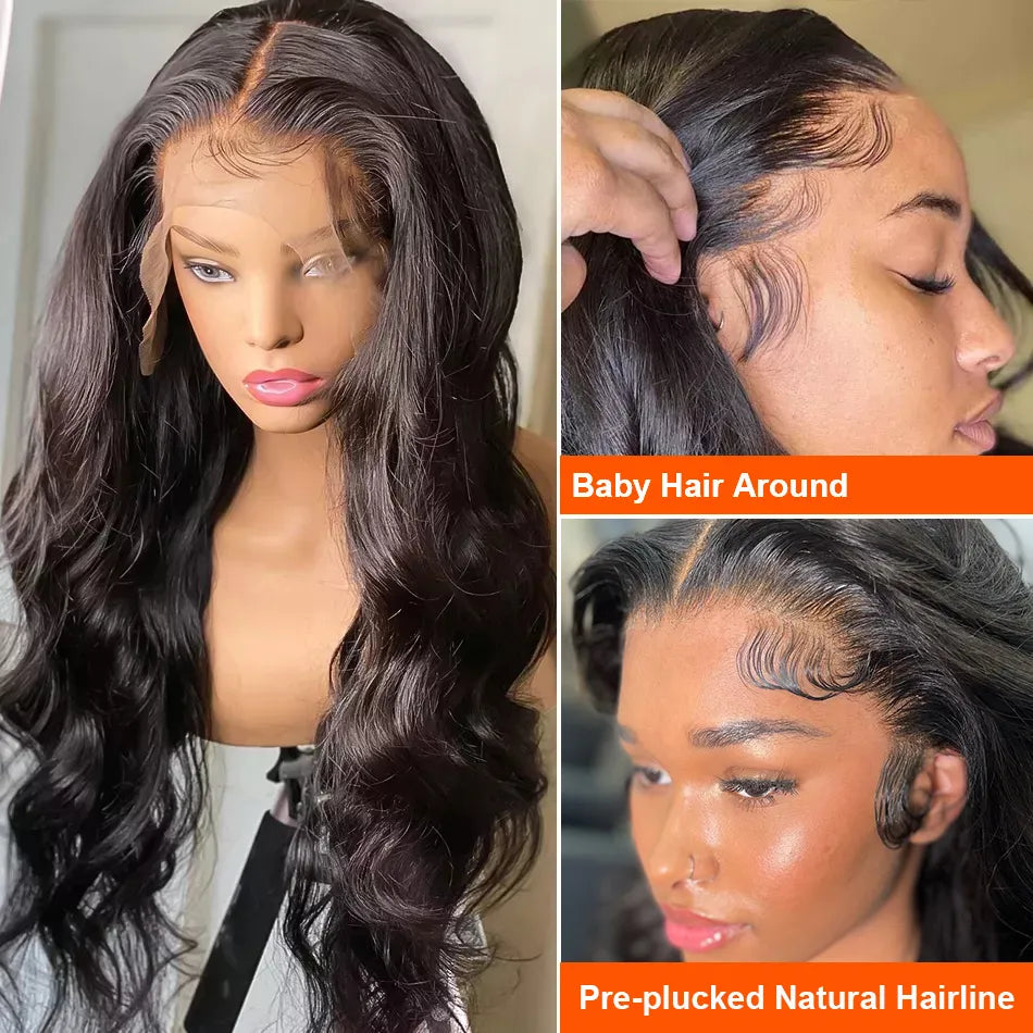 Rebecca Body Wave Lace Front Wigs 180D Transparent