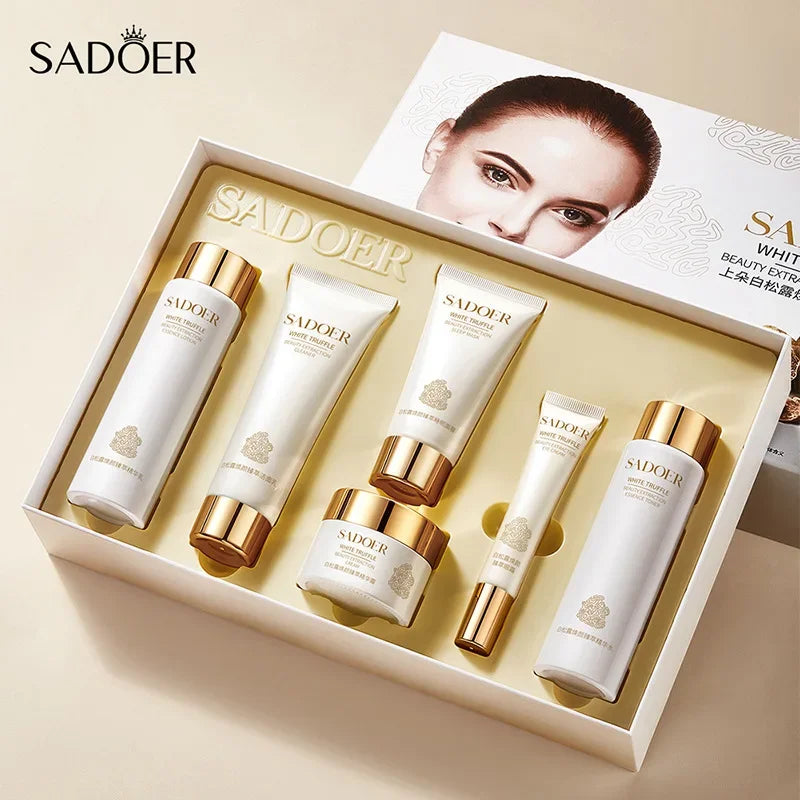 Top White Truffle Radiance and Essence Six-piece Set of Moisturizing, Brightening and Firming Skin Care Products