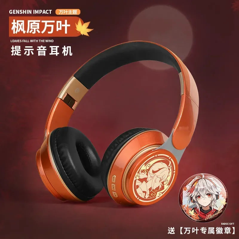 Genshin Impact Xiao Wanderer Headphone Wireless 2 in1 Bluetooth Headset