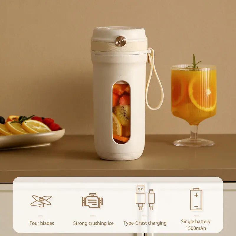 Portable Blender Juicer Mini Juicing Cup Household