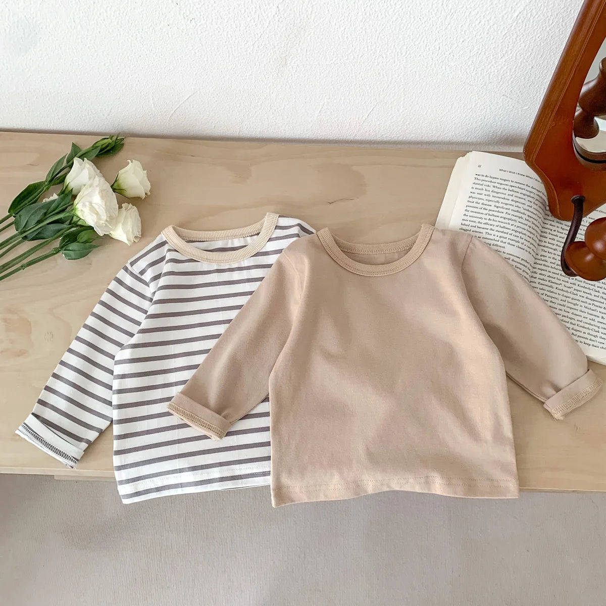 Infant Newborn Girls Autumn Full Sleeve Striped Top