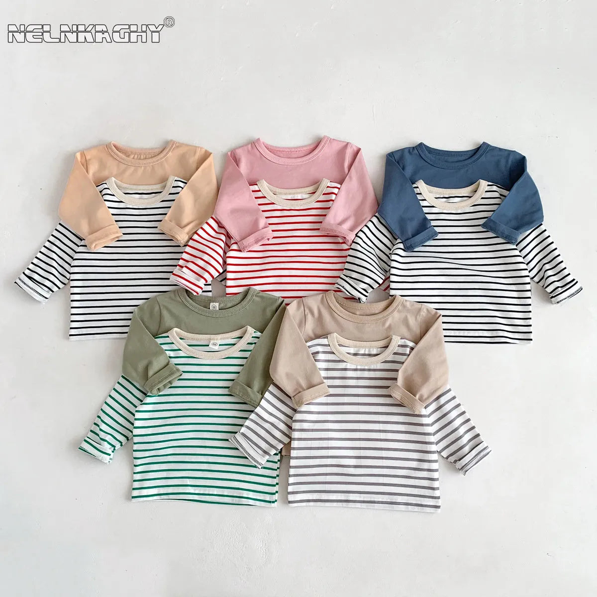 Infant Newborn Girls Autumn Full Sleeve Striped Top