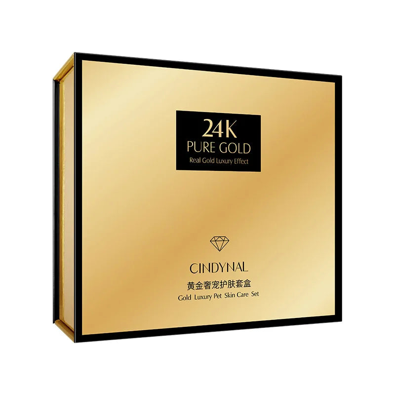 24K Gold Skin Care Sets Moisturizes Shrinks Pore Oil Control