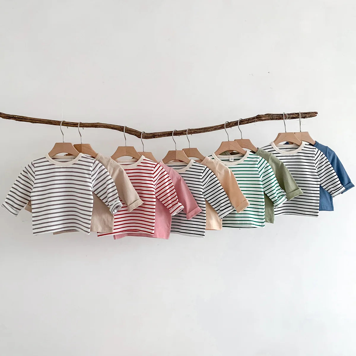 Infant Newborn Girls Autumn Full Sleeve Striped Top