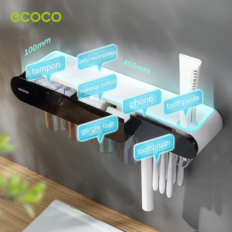 Wall Mounted Inverted Toothbrush Holder Automatic