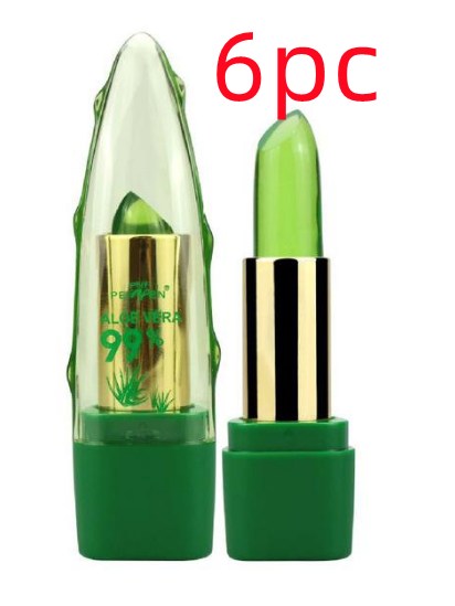 Aloe Vera Gel Lipstick Color Gloss Moisturizer Anti-Drying