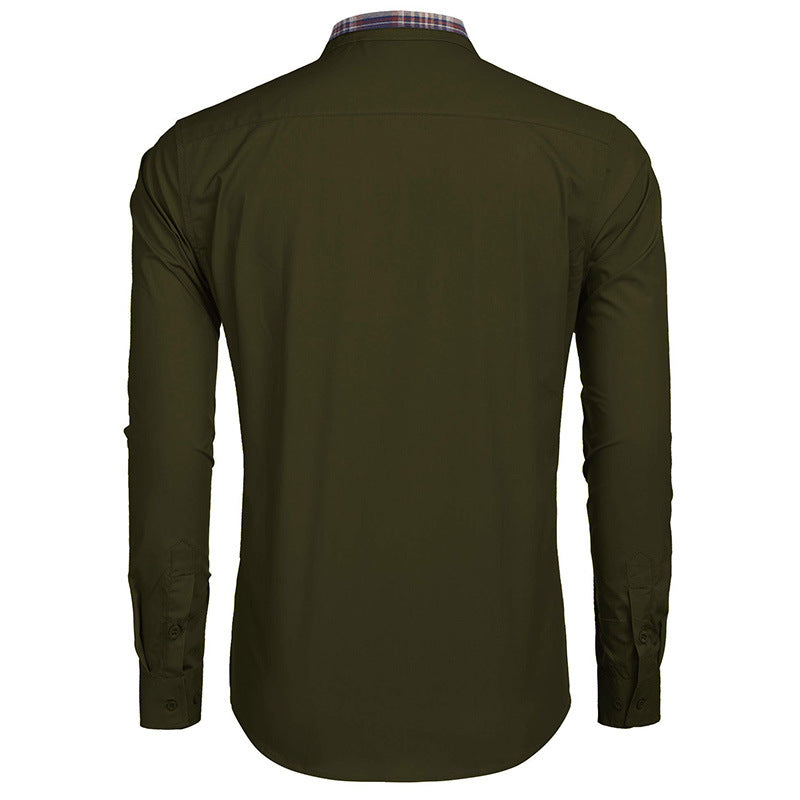 Men's Long-sleeved Autumn And Winter Clothing Shirt