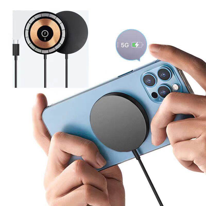 iPhone 17 Pro Max Wireless Charger 15W Magnetic, Compatible with iPhone 12, 13, 14, 15, 16, And 17 Pro, Pro Max Series Models