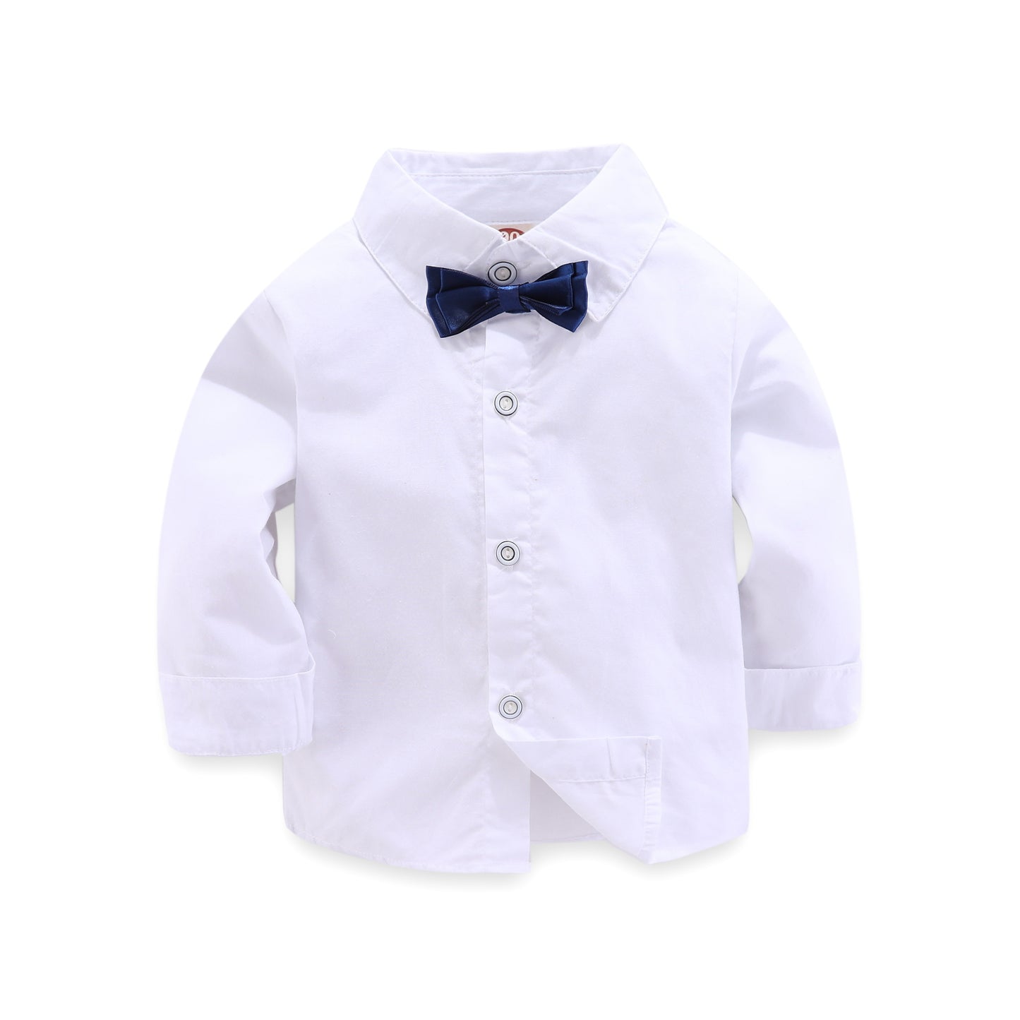 Children's Clothing Spring And Autumn New Boys' Gentleman Three-piece Vest Bow Tie Shirt Trousers