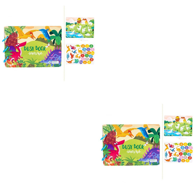 Children's Busy Book Educational Toys Repeated Paste