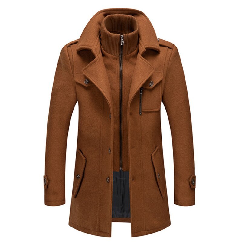 Cold-resistant Plus Cotton Coat, Jacket Woolen for Men