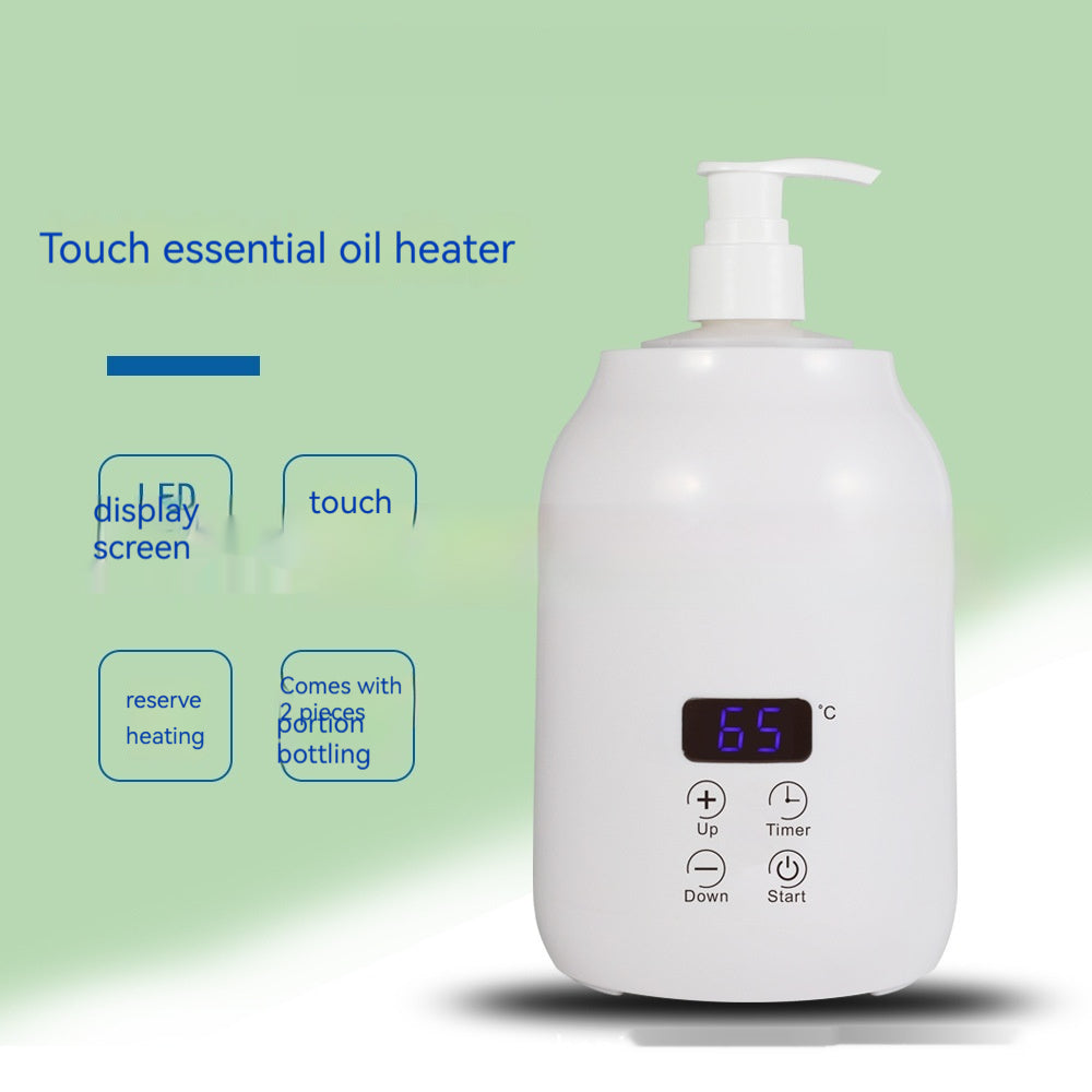 Touch Display Massage Oil Heater Essential Oil Body Lotion Heating Machine